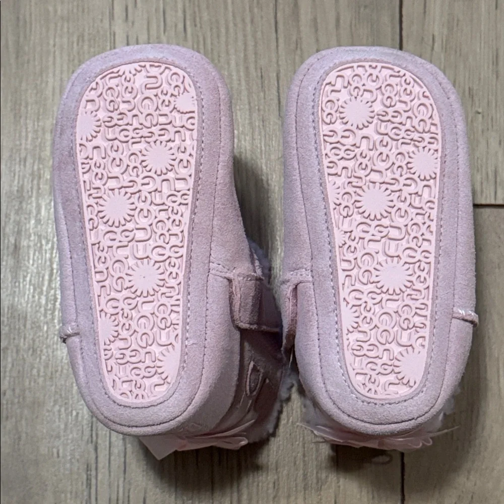 UGG Bailey Bow Pink Boots Kids 04/05
